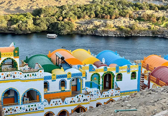 Nubian Village by Boat