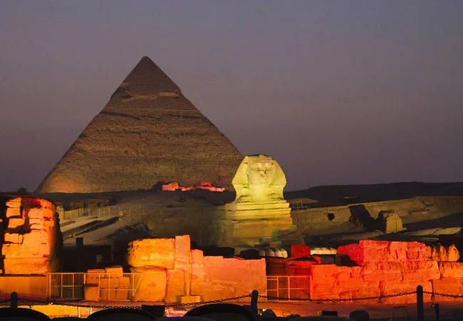 Sound And Light Show At Giza Pyramids